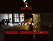 Tablet Screenshot of pizzeria-calimero.nl